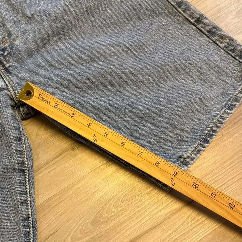 Levi's 505 Cut-Off Denim Shorts Jorts Light Wash Size 34